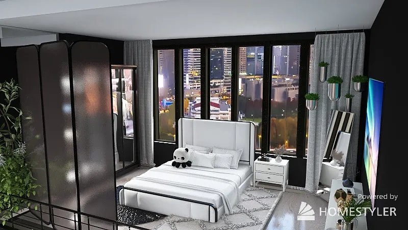Toronto loft 3d design renderings