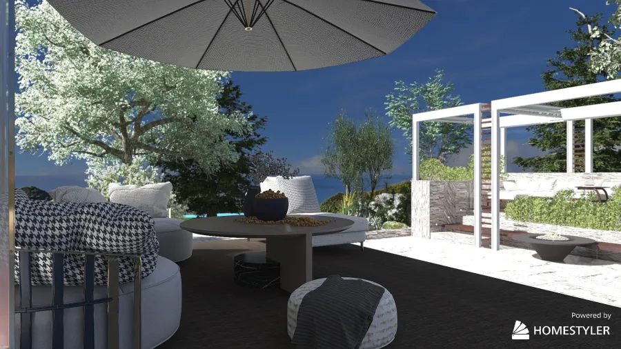 House with a view of the Sun 3d design renderings