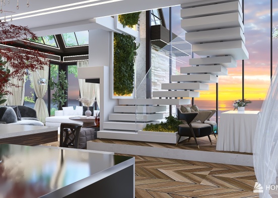 House with a view of the Sun Design Rendering