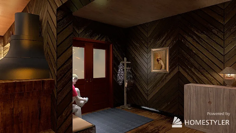 Cabin In The Woods 3d design renderings
