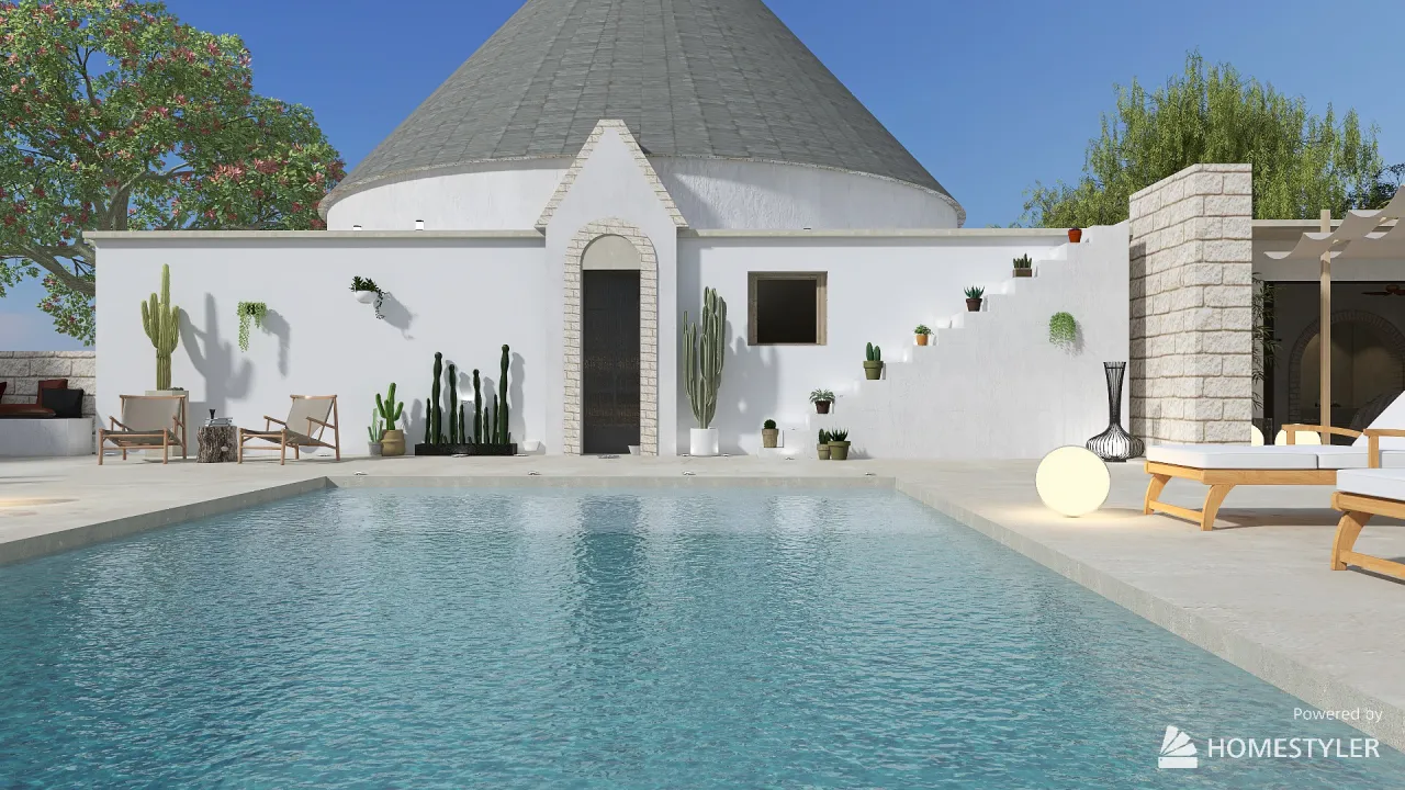 Trullo 3d design renderings