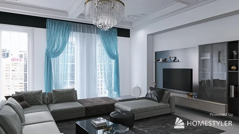 Bedroom and Livingroom 3d design renderings