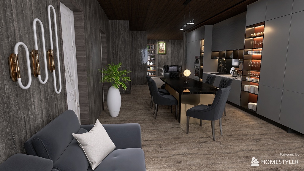 Apartment 3d design renderings