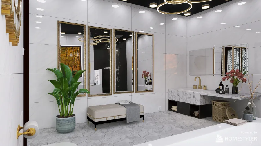 Bathroom 3d design renderings