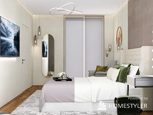 Спальня для Ольги 3d design renderings