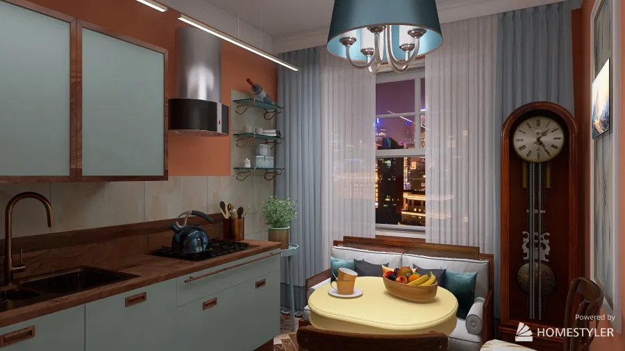 Квартира в новостройке 3d design renderings