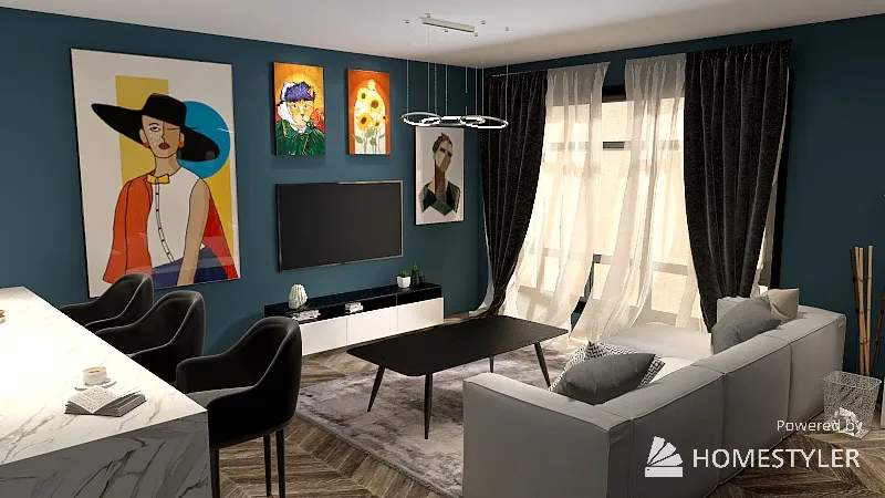 LivingRoom 3d design renderings