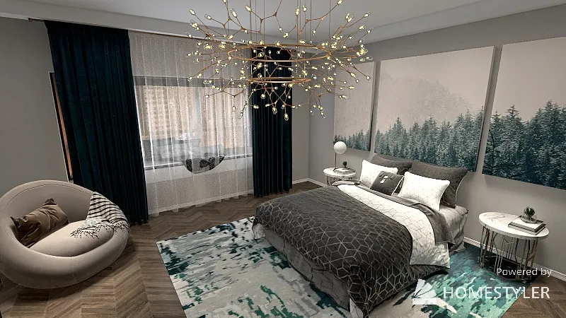 Bedroom 3d design renderings