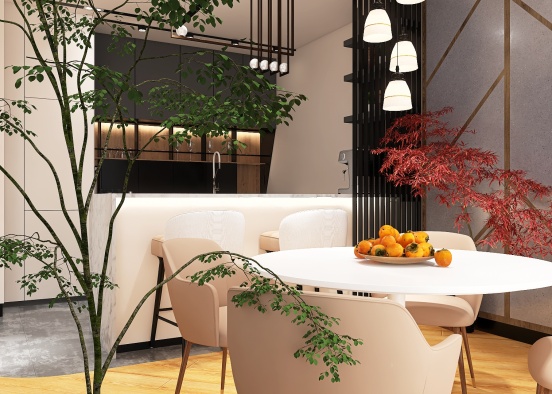 60 sq/m 2-room apartment in Nova Anglia residential complex Design Rendering