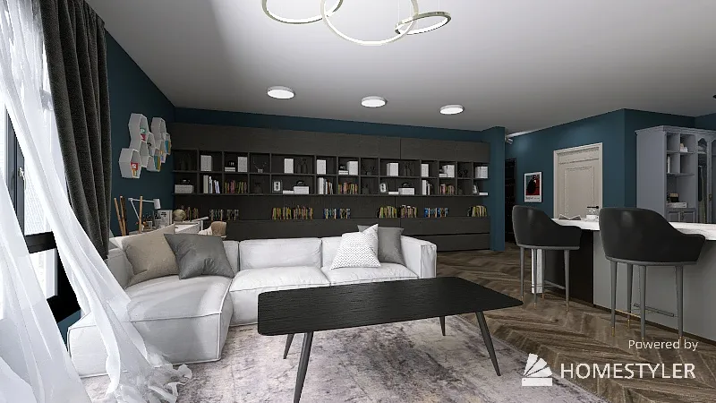 Modern Urban Apartment 3d design renderings