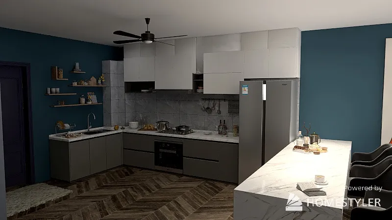 Copy of Modern Urban Apartment 3d design renderings