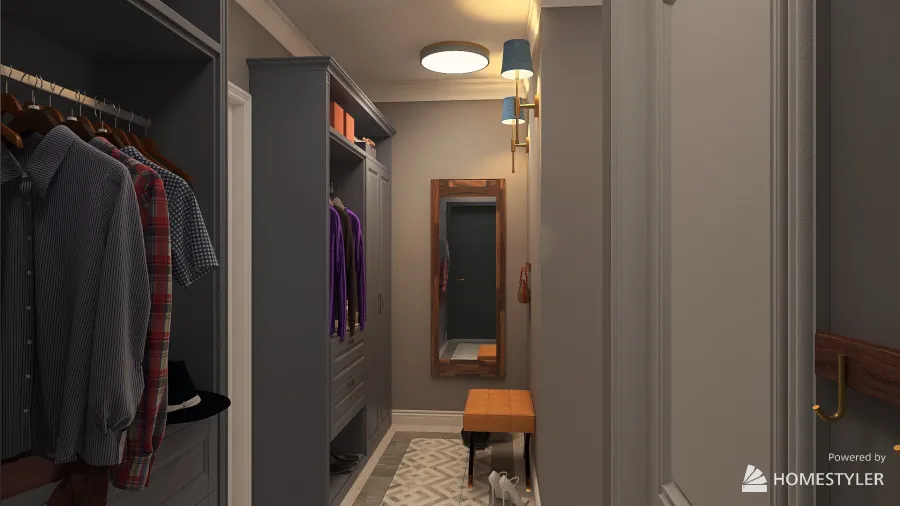 Квартира в новостройке 3d design renderings