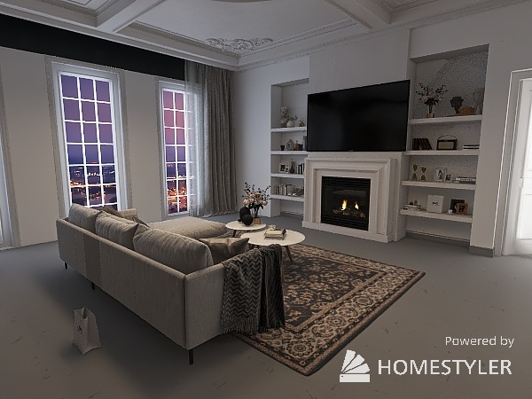 Living Room 3d design renderings