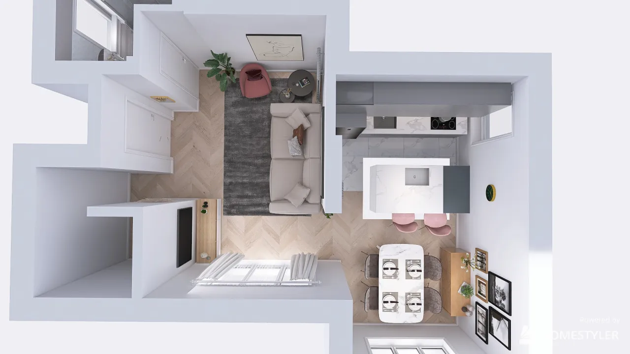 casa R -I 3d design renderings