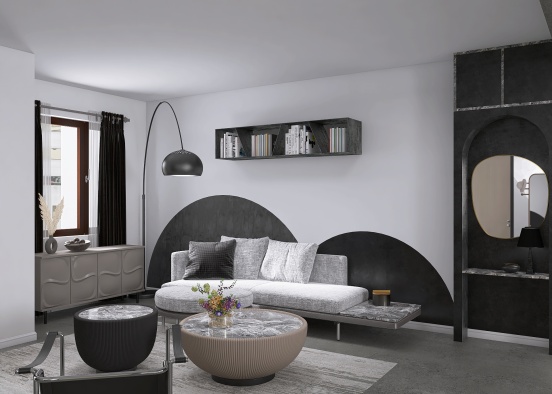 Elegant Modern apartment Design Rendering