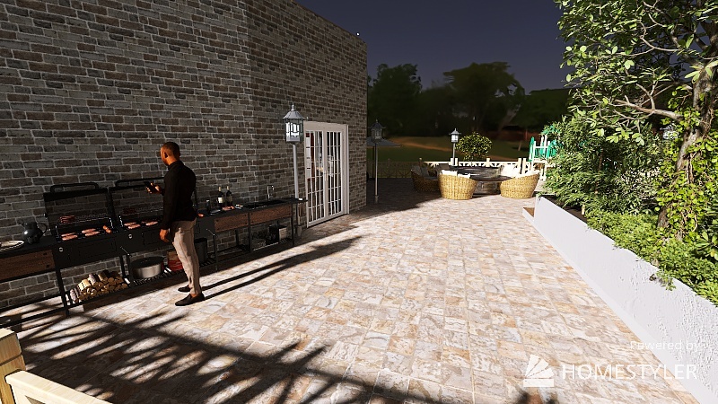 The Angled House 3d design renderings