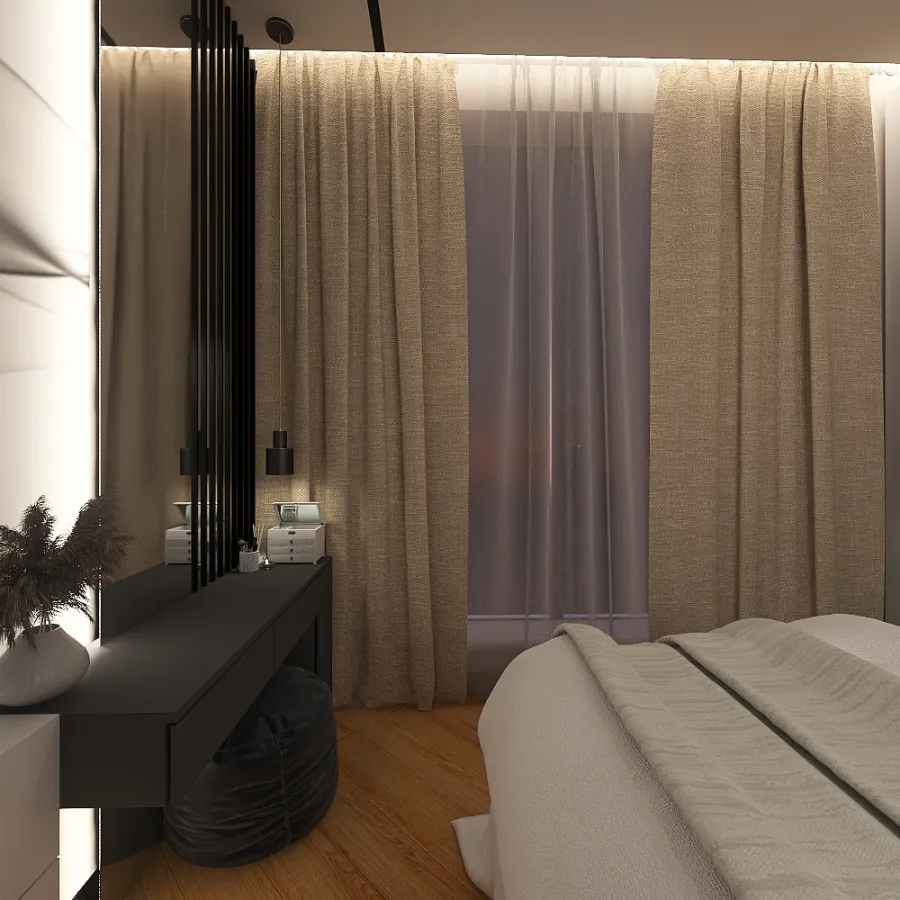Спальня господаря 3d design renderings