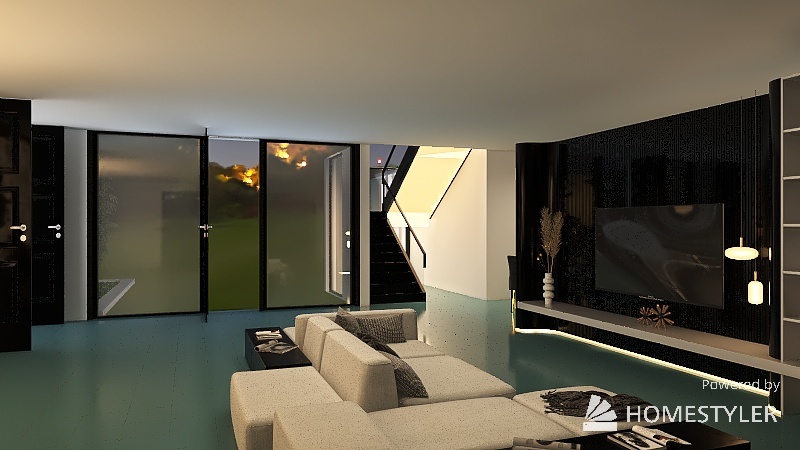 Casa minimalista 3d design renderings