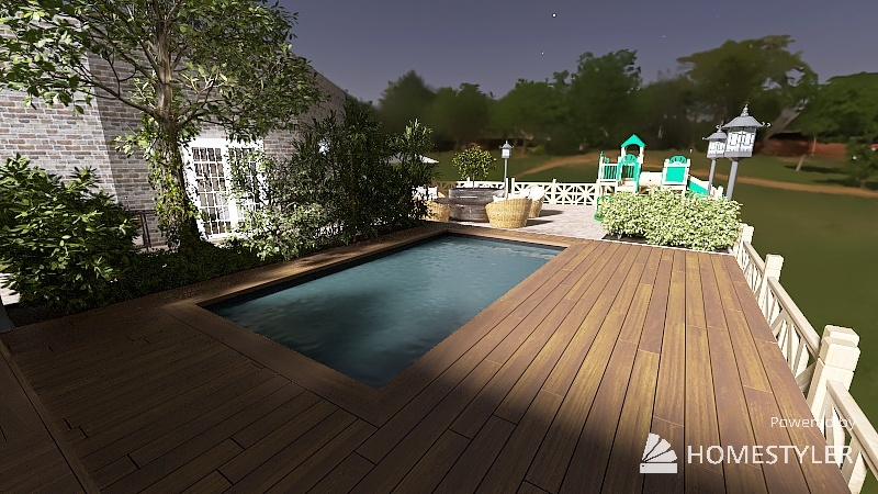 The Angled House 3d design renderings