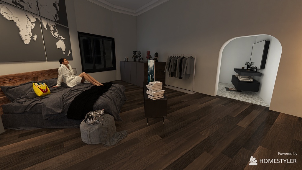 Master Bedroom 3d design renderings