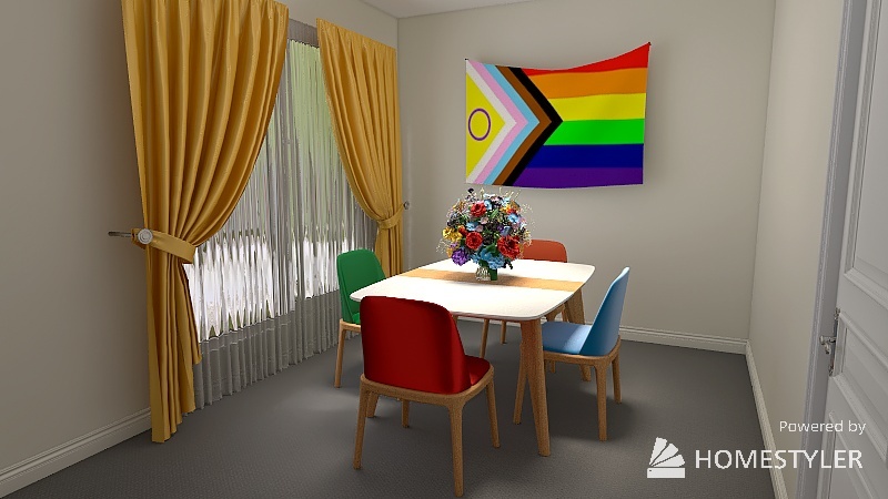 Pride Month 3d design renderings