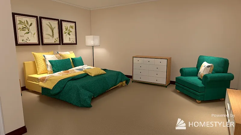 Bedroom 3d design renderings