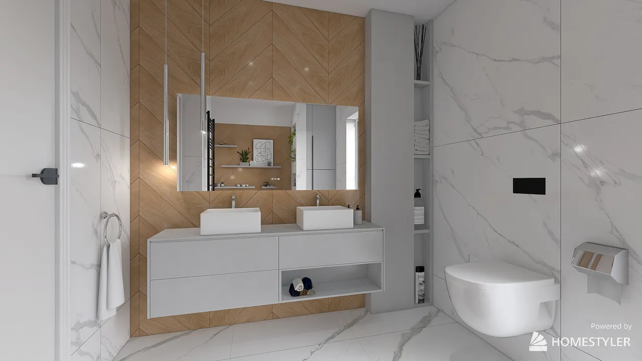 MasterBathroom 3d design renderings