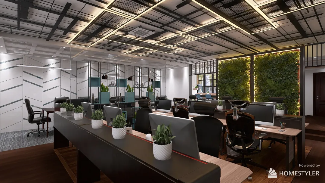 Corporate Office 3d design renderings