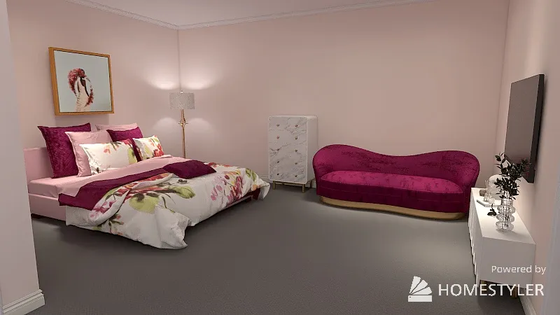 Bedroom 3d design renderings