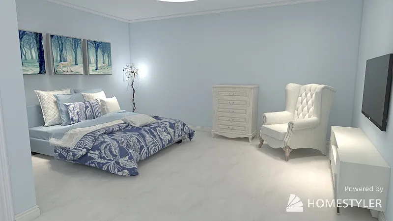 Bedroom 3d design renderings