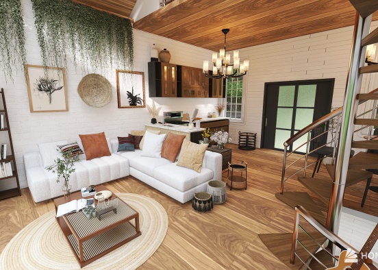 Treehouse Cabin Design Rendering