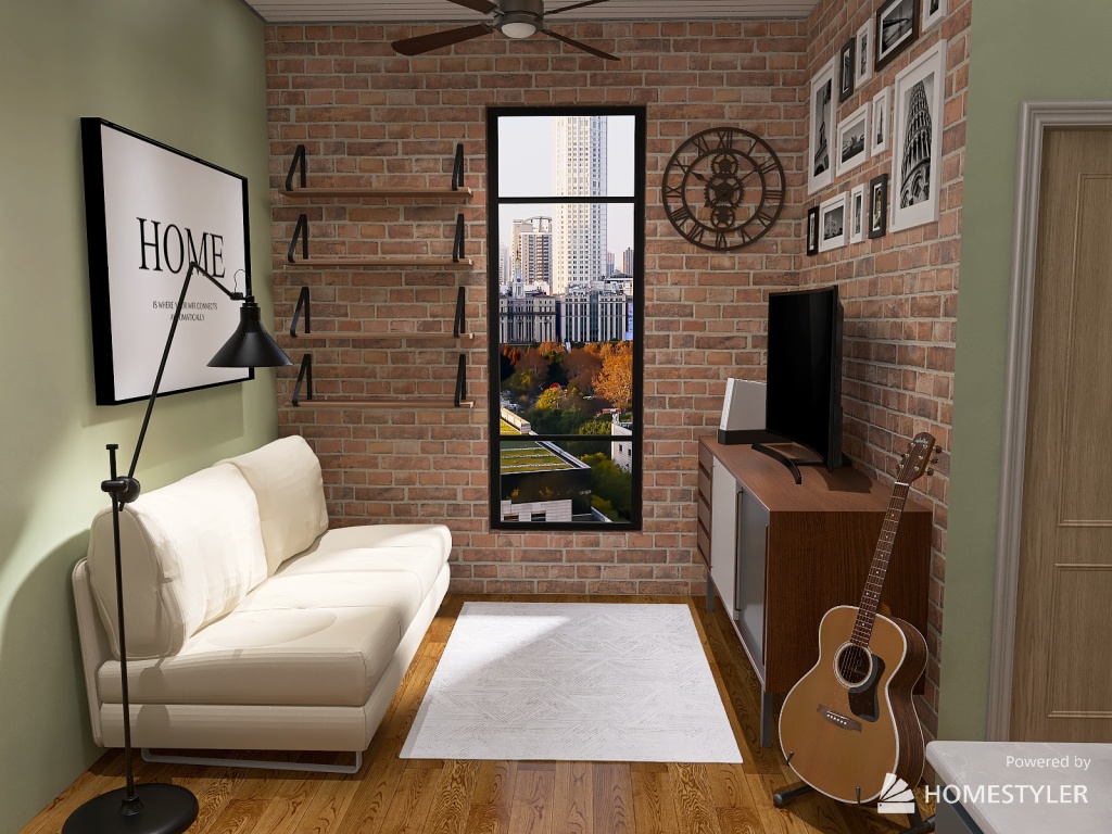 A Cozy Little Home 3d design renderings