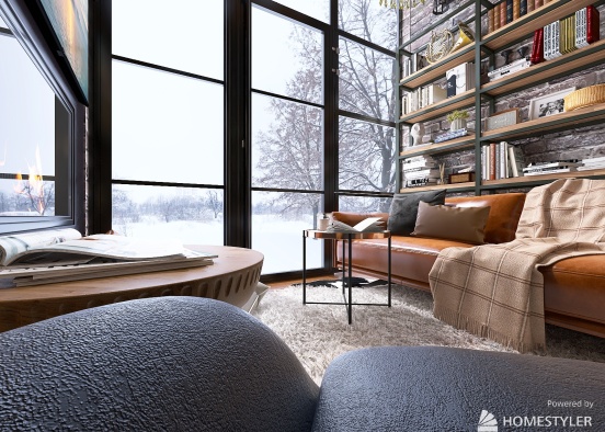 Poetic living with snow  Design Rendering