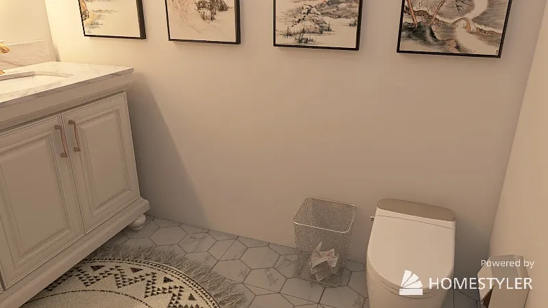 4 bedroom, 3 baths large home 3d design renderings