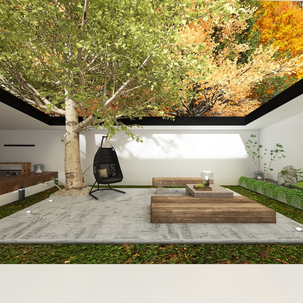 Entry Garden 3d design renderings