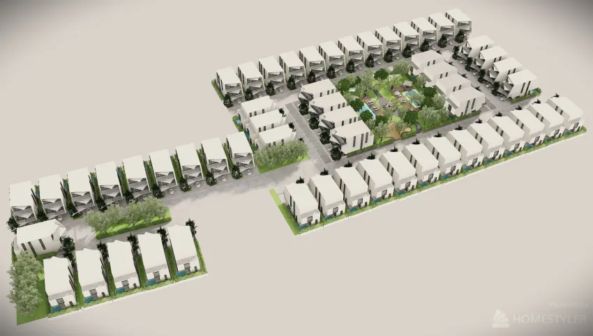 Villa Coumpound in Oman 3d design picture 0