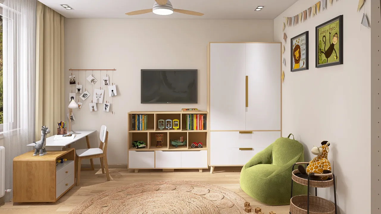 KidsRoom 3d design renderings