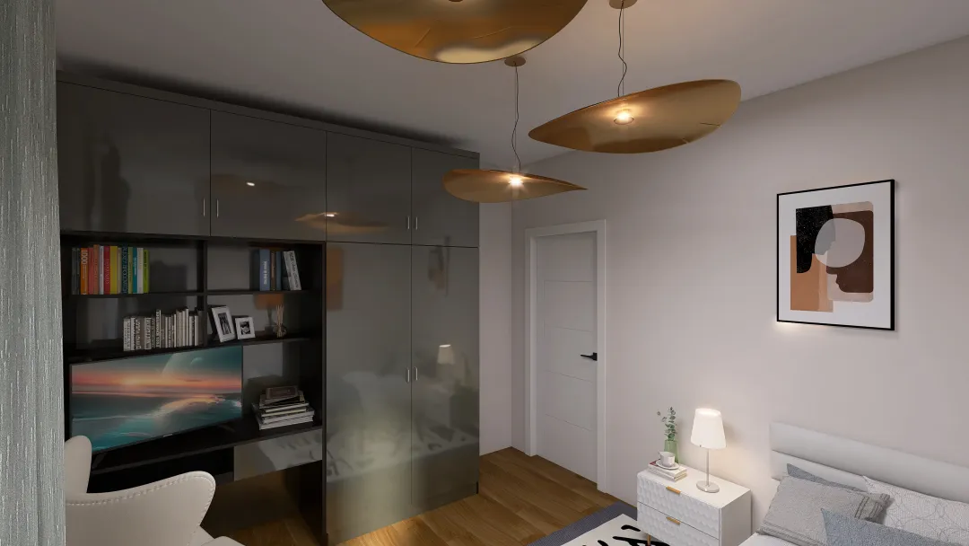Appartamento per giovane Coppia 3d design renderings