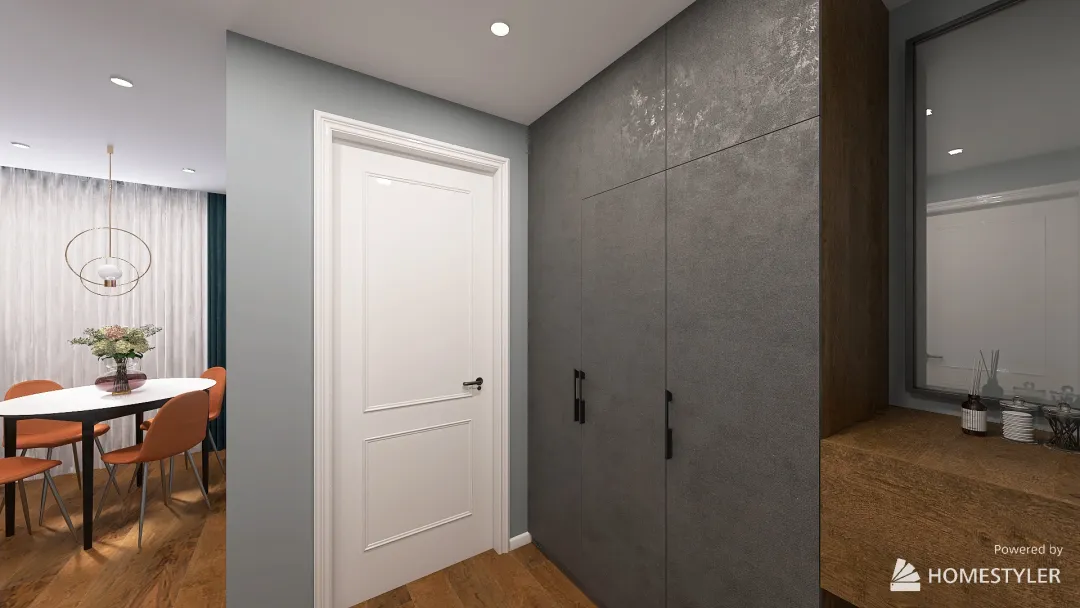 Copy of 1 комнатная квартира2 3d design renderings