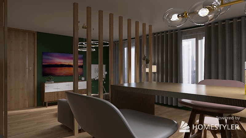 Квартира в жилом комплаксе Казани Савин Хаус 3d design renderings