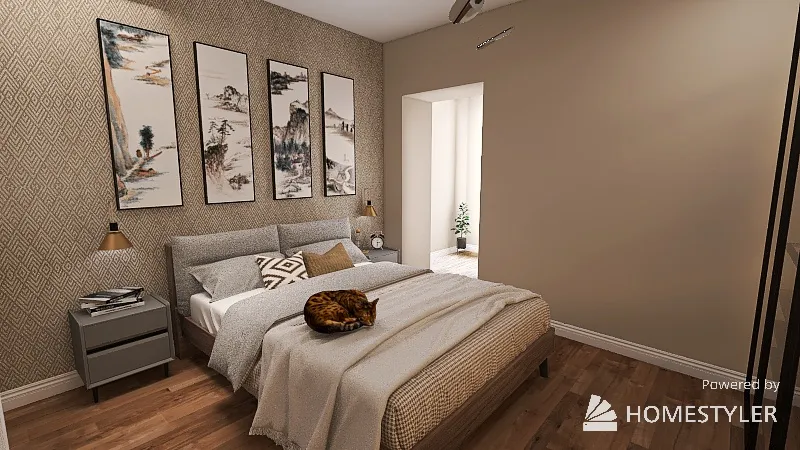 MasterBedroom 3d design renderings