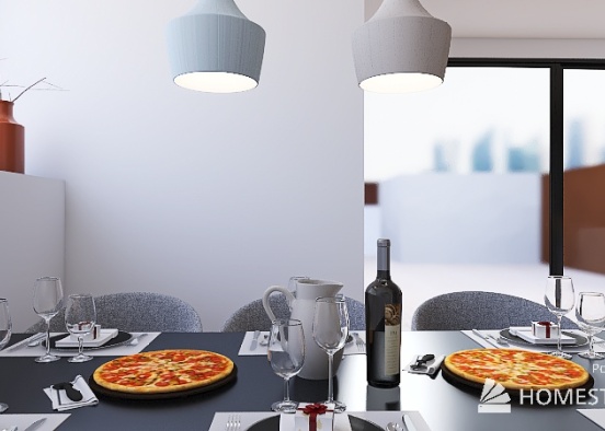 De Pizzafabriek - Keuken centraal Snackbar_copy_copy Design Rendering