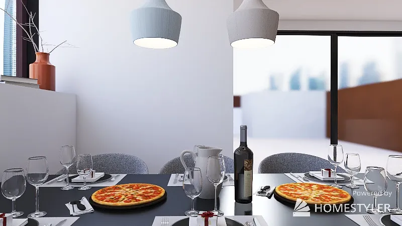 De Pizzafabriek - Keuken centraal Snackbar_copy_copy 3d design renderings
