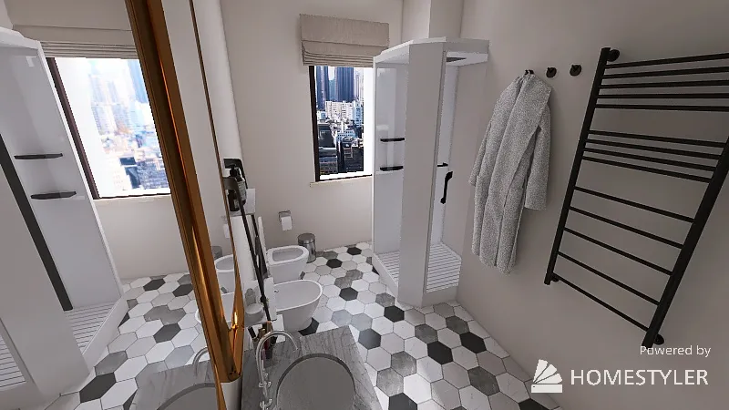 SecondBathroom 3d design renderings