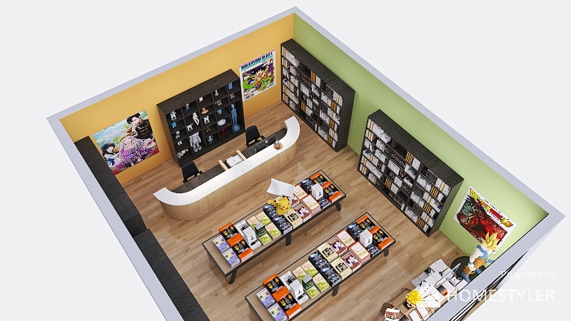 Tienda - Mimi Manga 3d design renderings