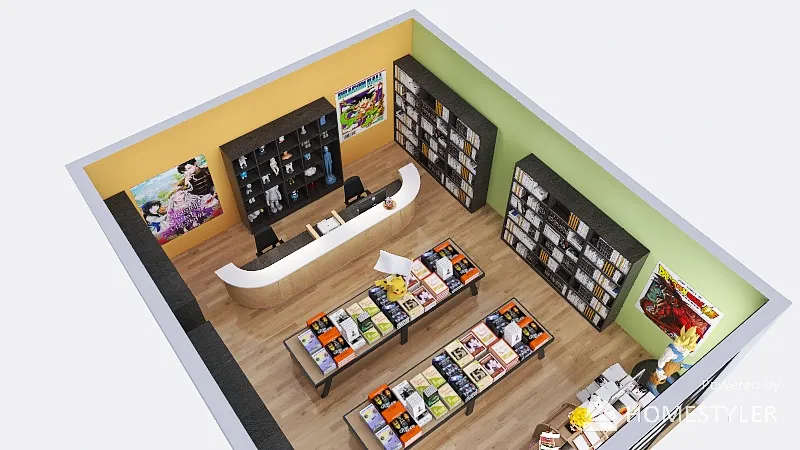 Tienda - Mimi Manga 3d design renderings