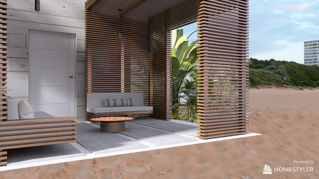 Poetic Beach House 3d design renderings