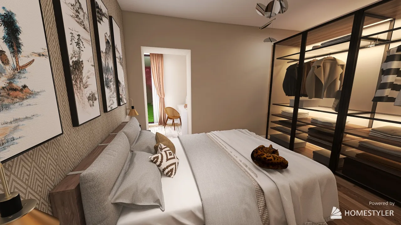 MasterBedroom 3d design renderings