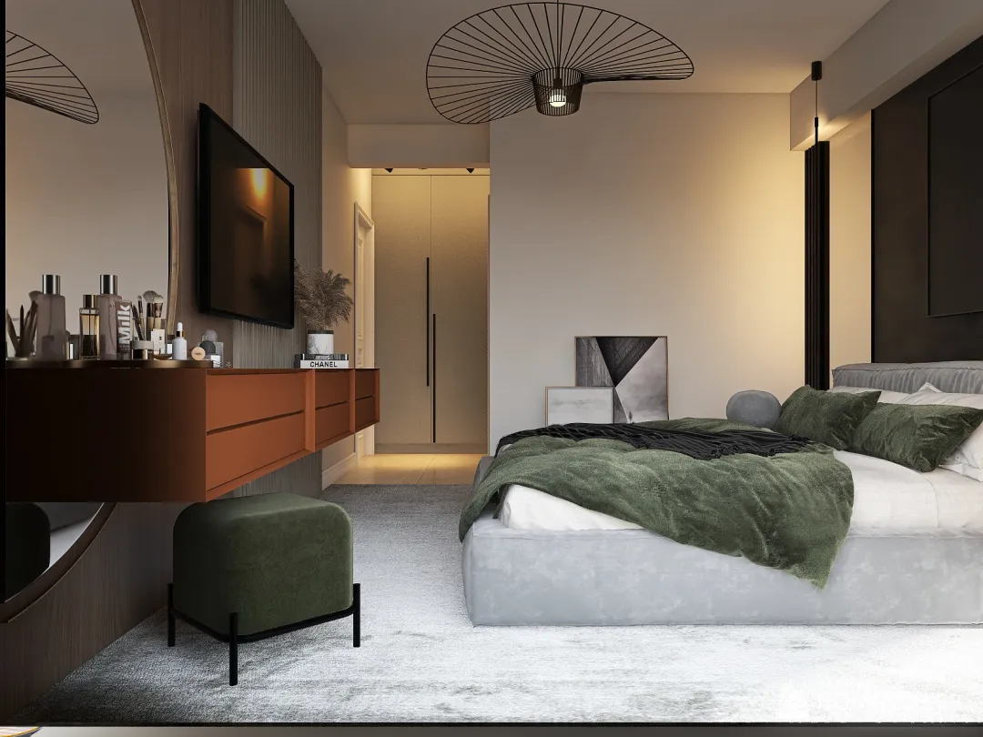 Apartament Sigma 3d design renderings