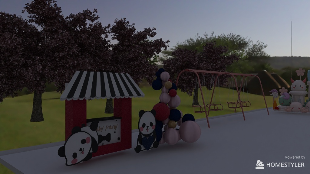 Amusement Park! 3d design renderings